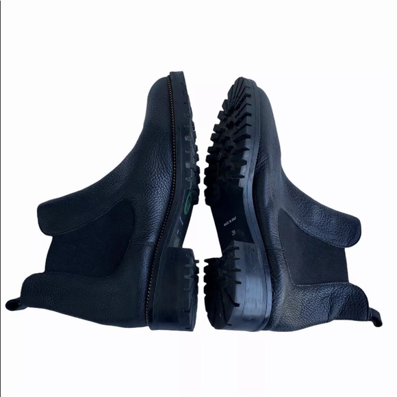 Fabianelli Sz 8 Blk Italian Leather Chelsea Boots - Picture 2 of 9